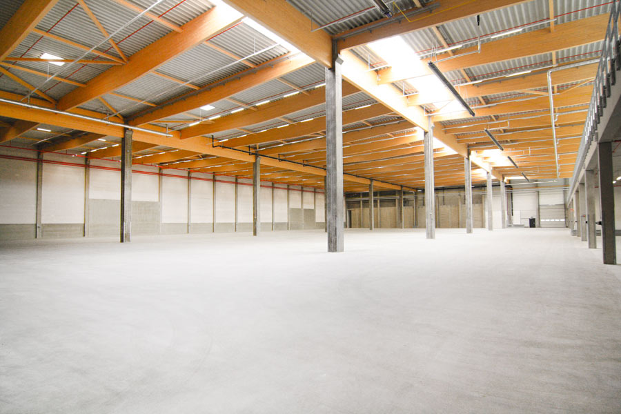 Hallenfläche Innenansicht Moderne Logistikliegenschaft