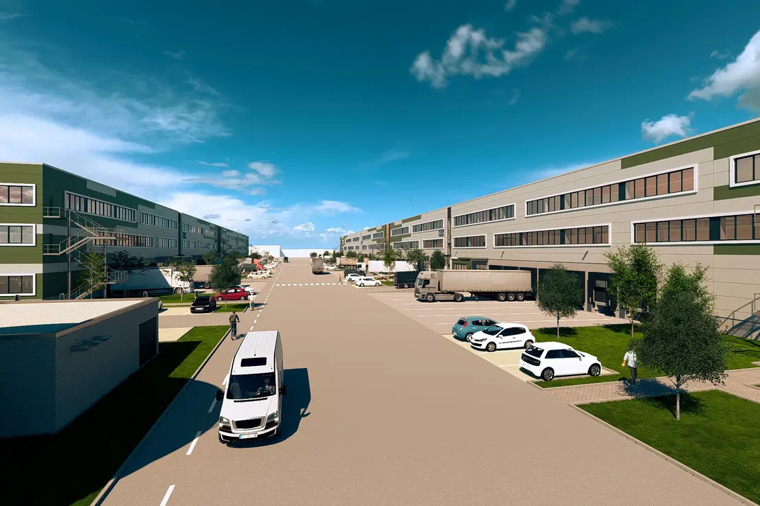 Neubau Gewerbe-/Logistikimmobilie